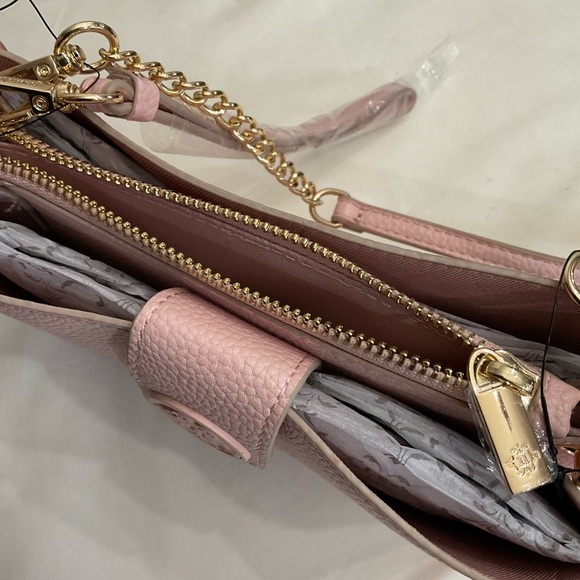 Nanette Lepore Francine Wallet Organizer Rose Quartz Crossbody Bag NWT - Picture 5 of 9